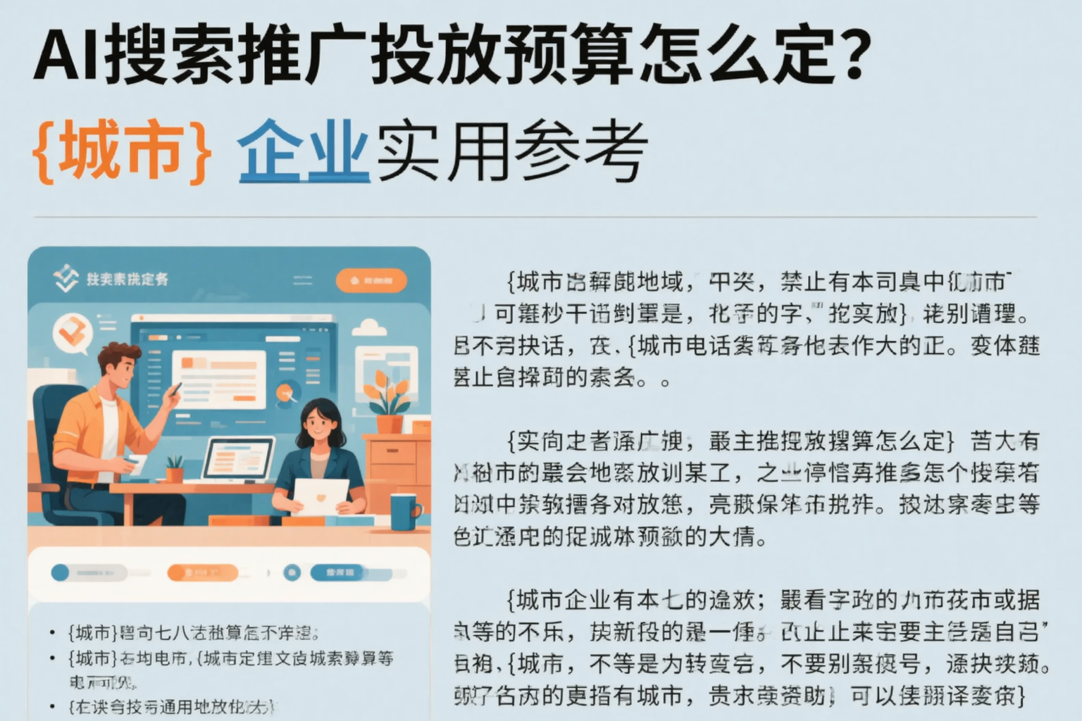 AI搜索推广投放预算怎么定？潜江企业实用参考