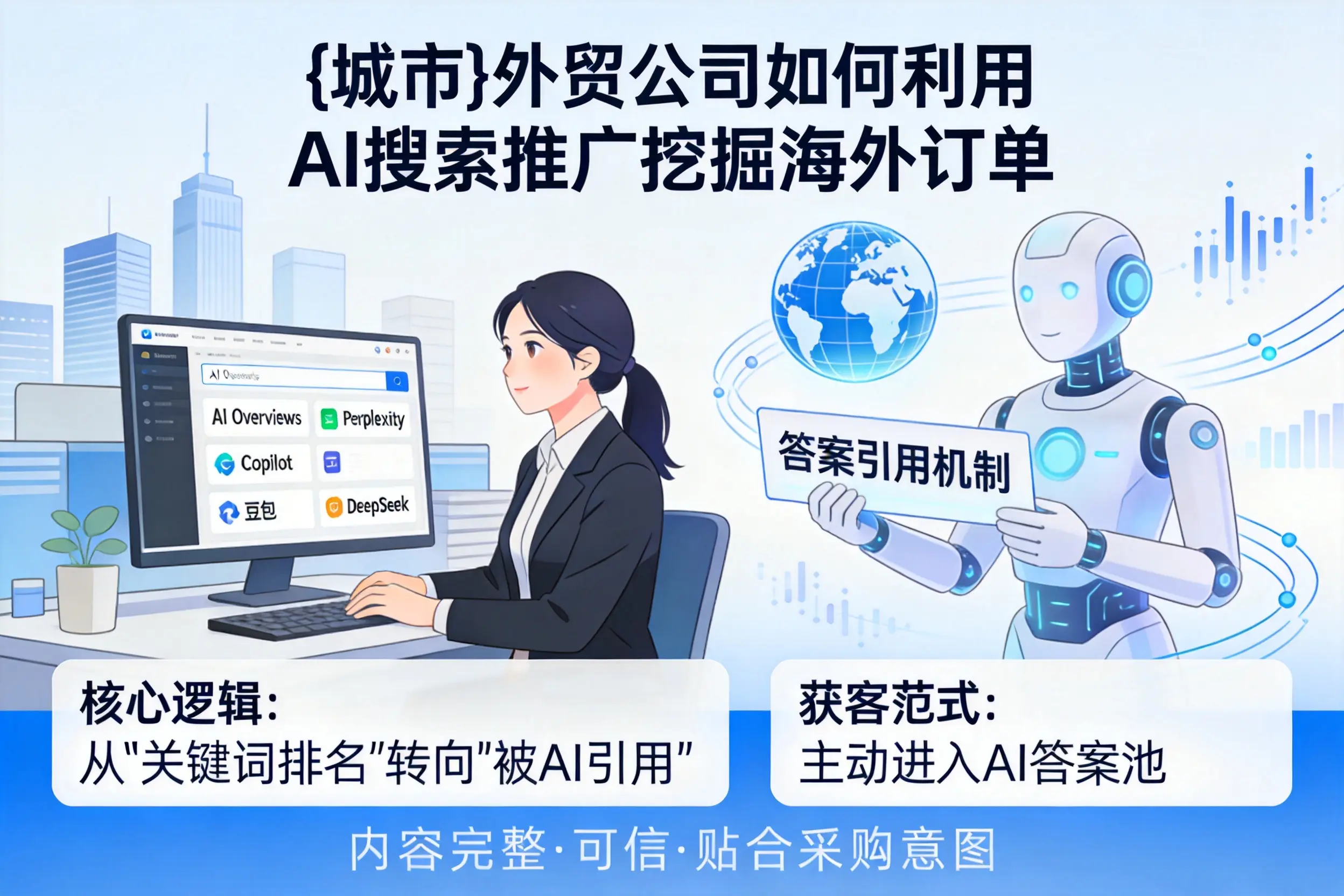 潜江外贸公司如何利用AI搜索推广挖掘海外订单