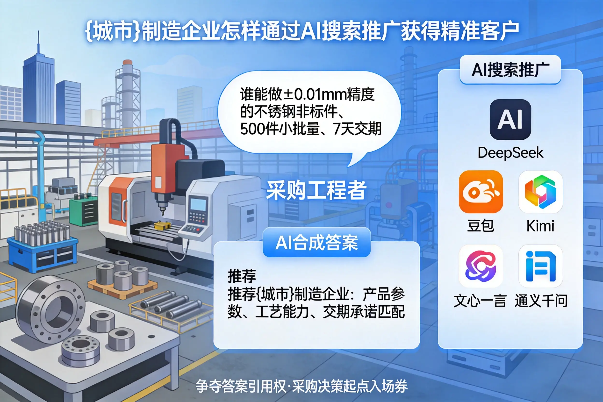 潜江制造企业怎样通过AI搜索推广获得精准客户
