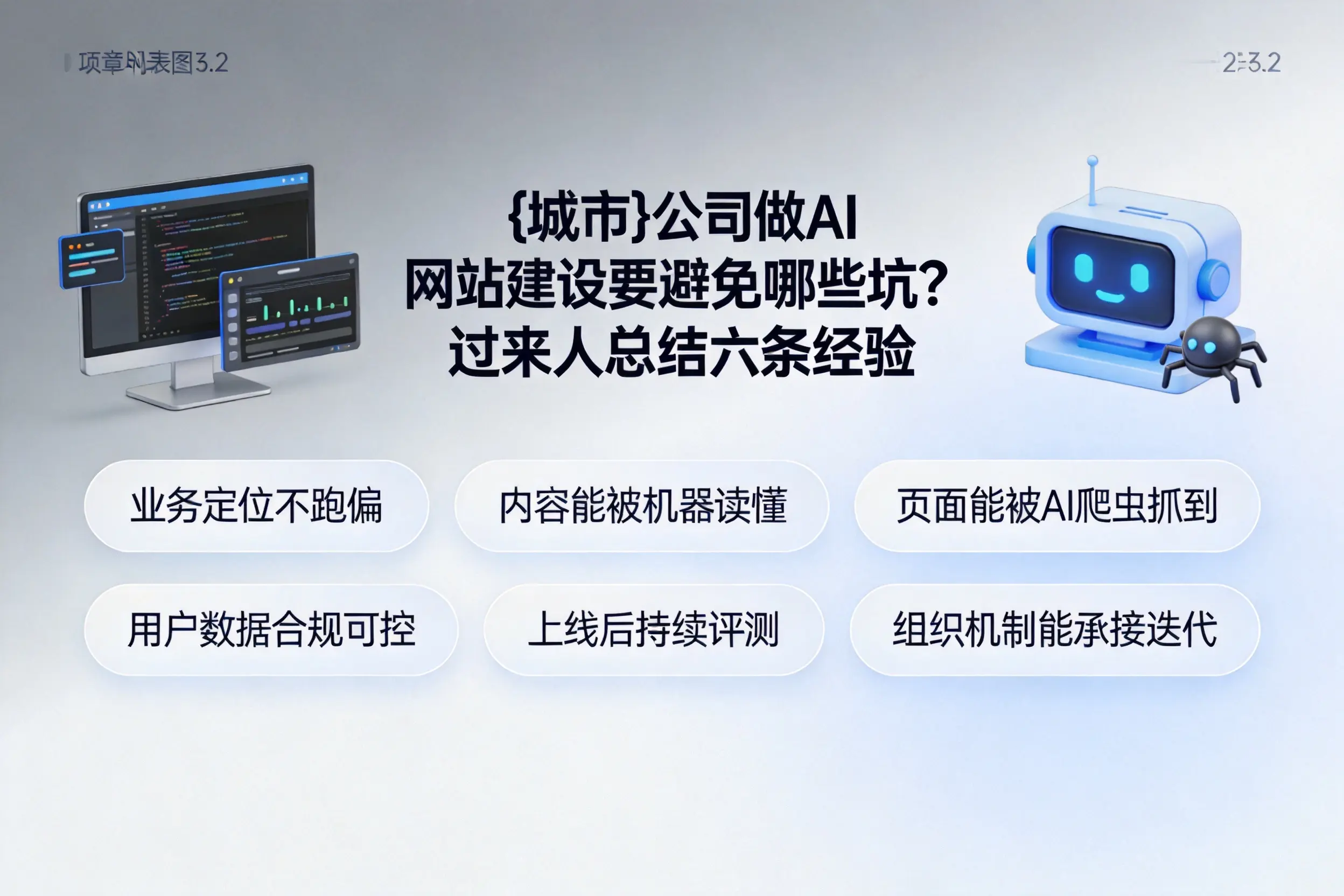 潜江公司做AI网站建设要避免哪些坑？过来人总结六条经验