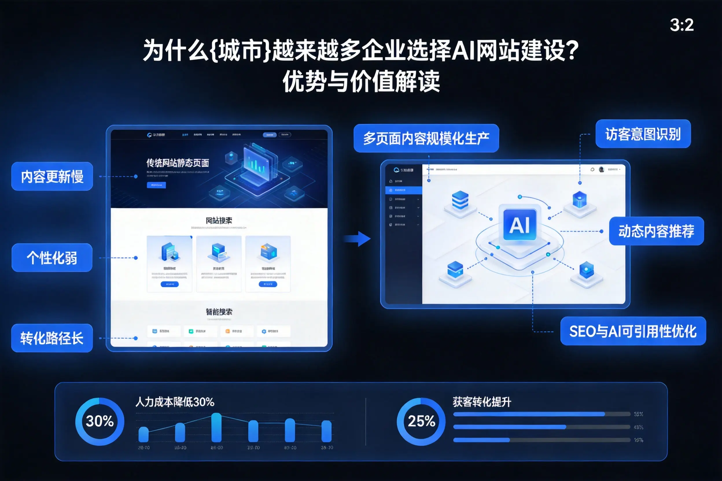 为什么潜江越来越多企业选择AI网站建设？优势与价值解读