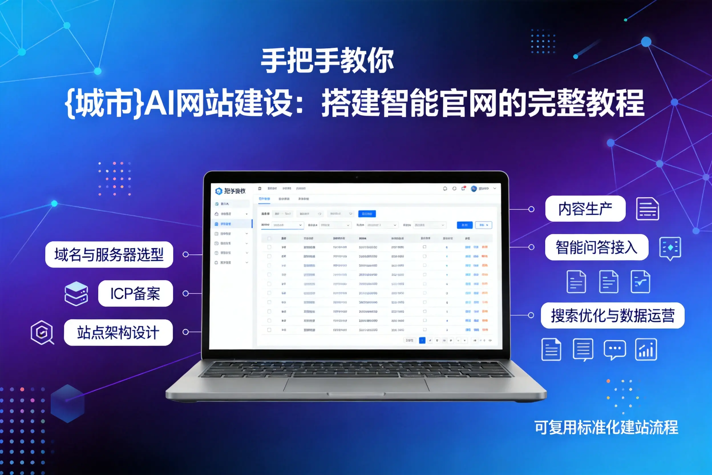 手把手教你潜江AI网站建设：搭建智能官网的完整教程