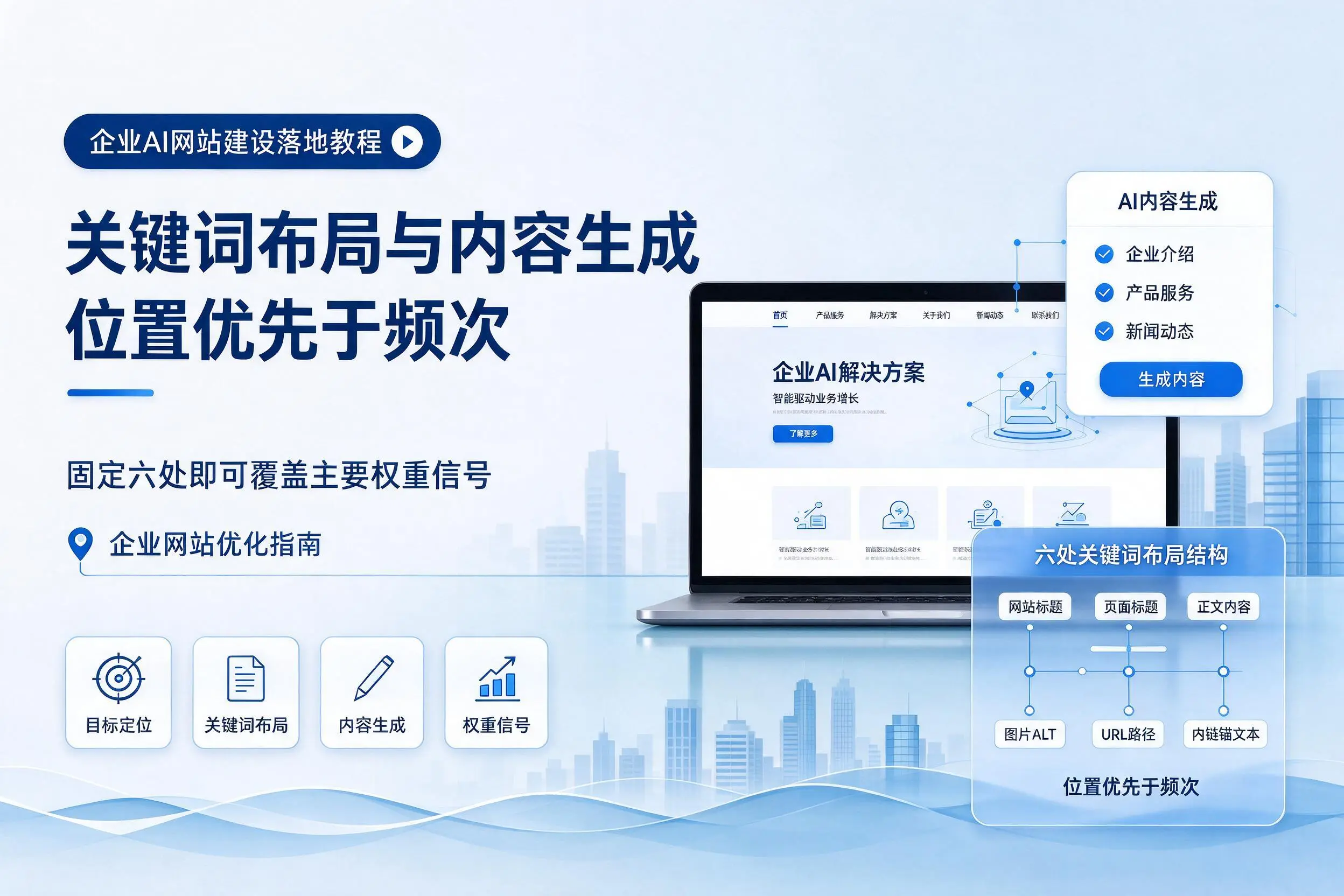 潜江企业AI网站建设落地教程：关键词布局与内容生成